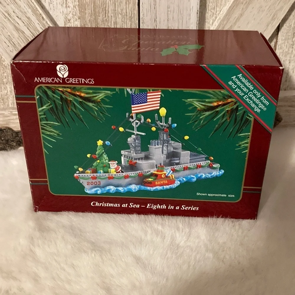 Vintage 2003 American Greetings Christmas at Sea—Eighth in a Series Ornament